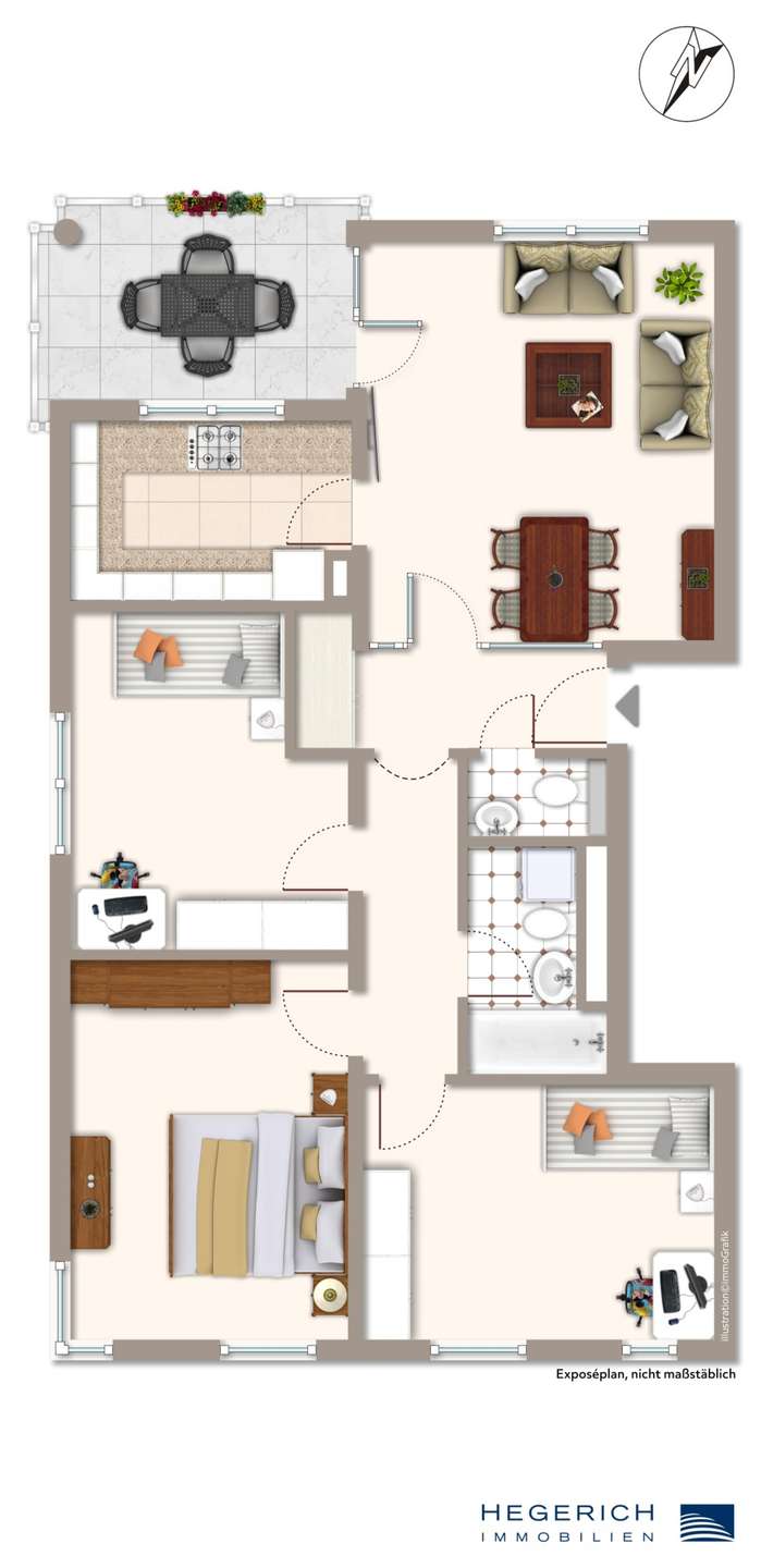 Grundriss Etagenwohnung M�nchen