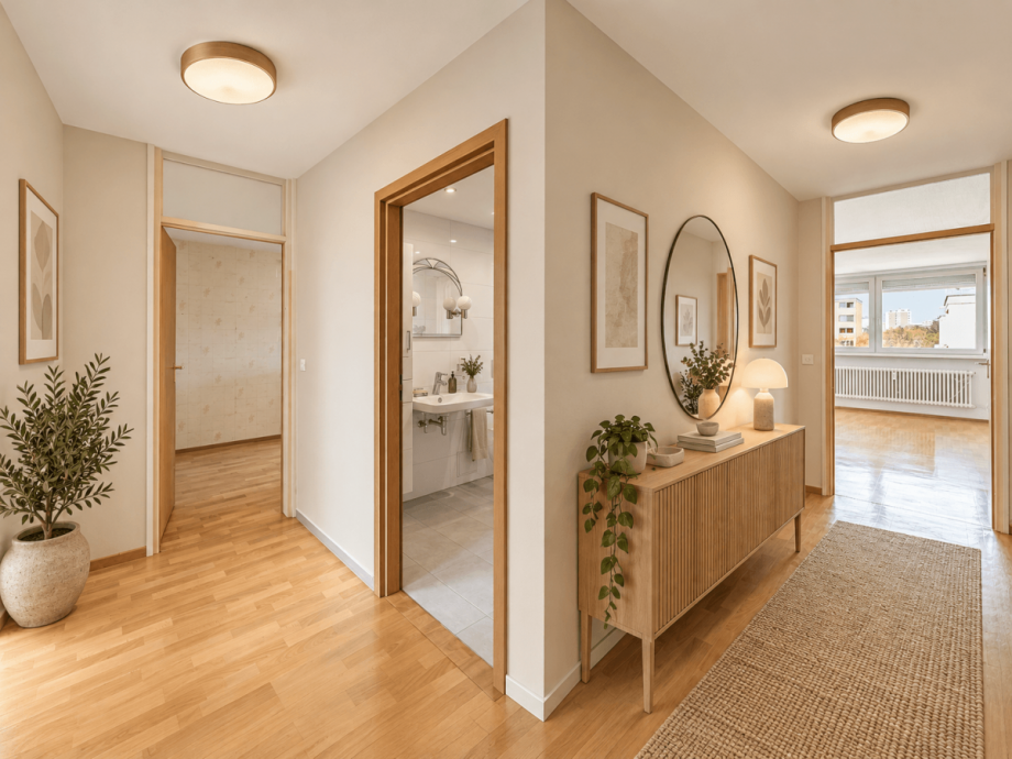 Flur (KI optimiert) Etagenwohnung N�rnberg