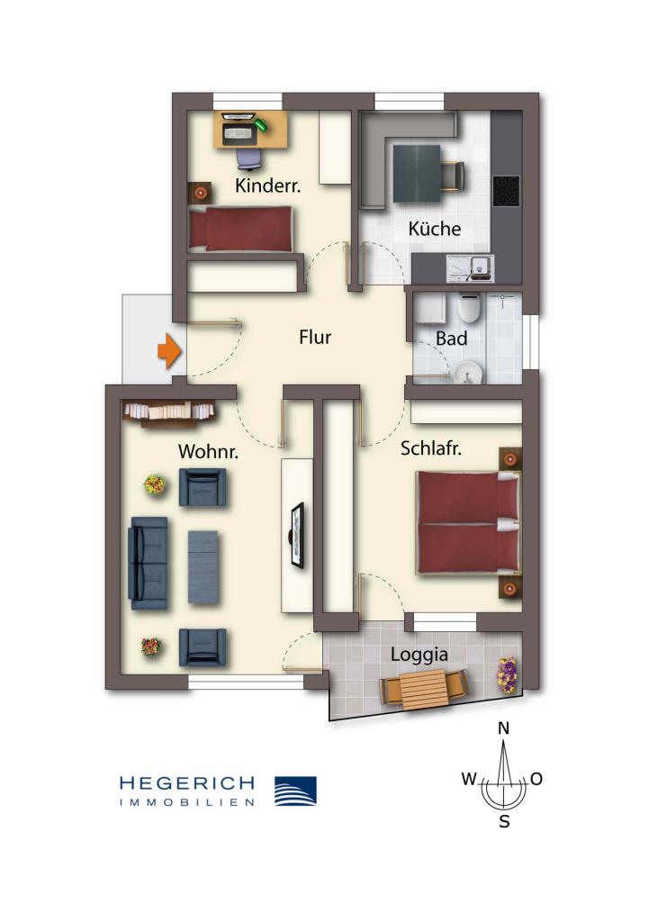 Grundriss Wohnung M�nchen