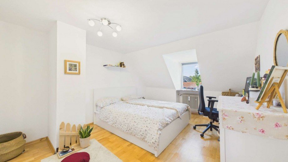 Schlafzimmer Dachgeschosswohnung M�nchen