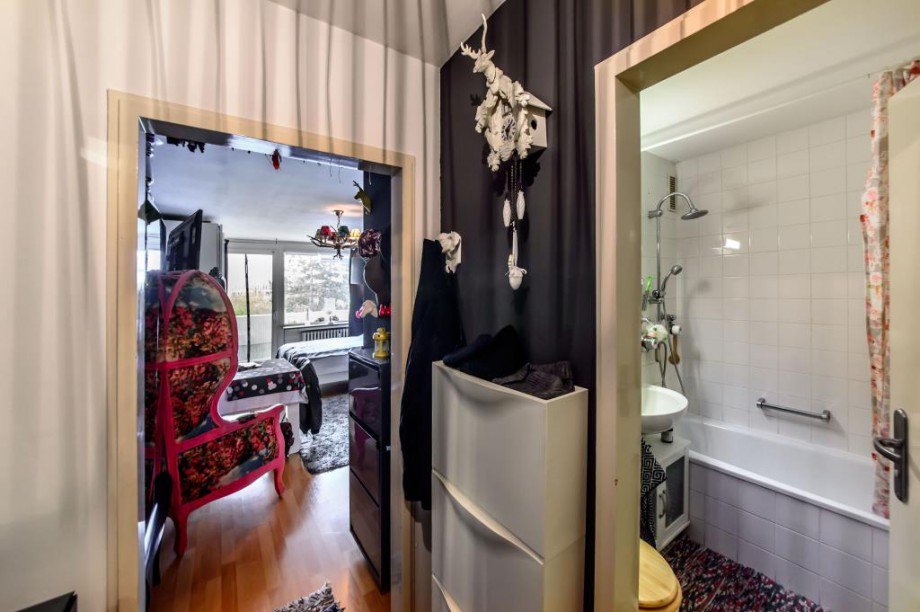 Blick vom Eingangsbereich Wohnung M�nchen