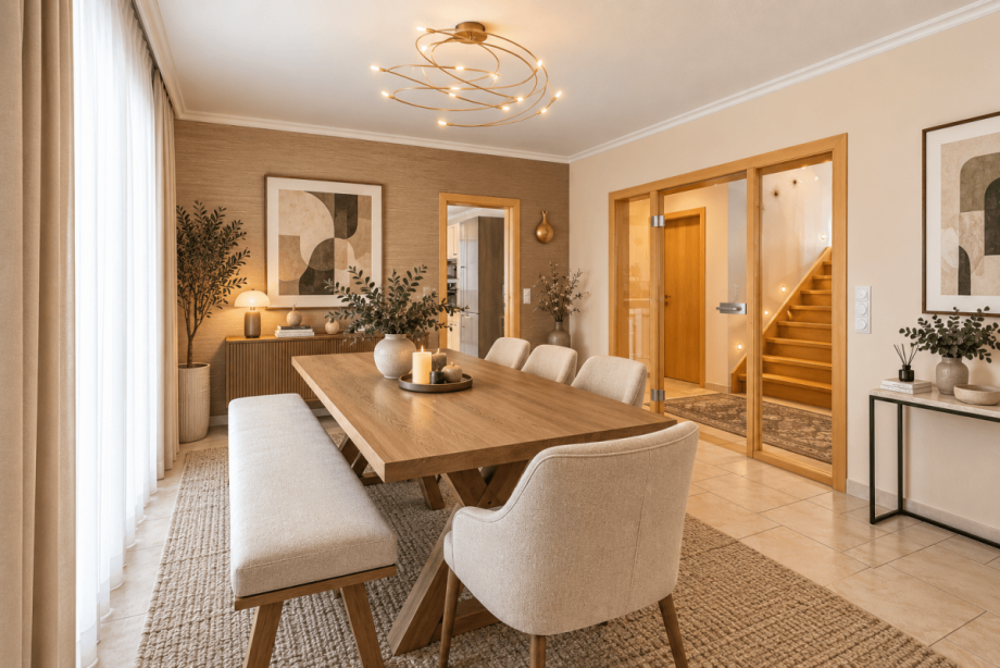 Esszimmer (KI optimiert) Villa Erlangen