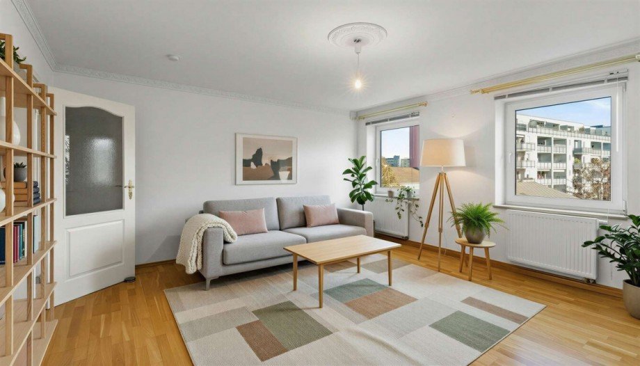 Wohnzimmer - (KI generiert) Wohnung M�nchen