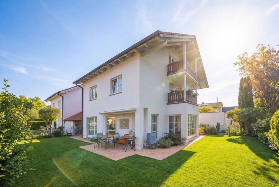 Au�enansicht Einfamilienhaus Ottobrunn