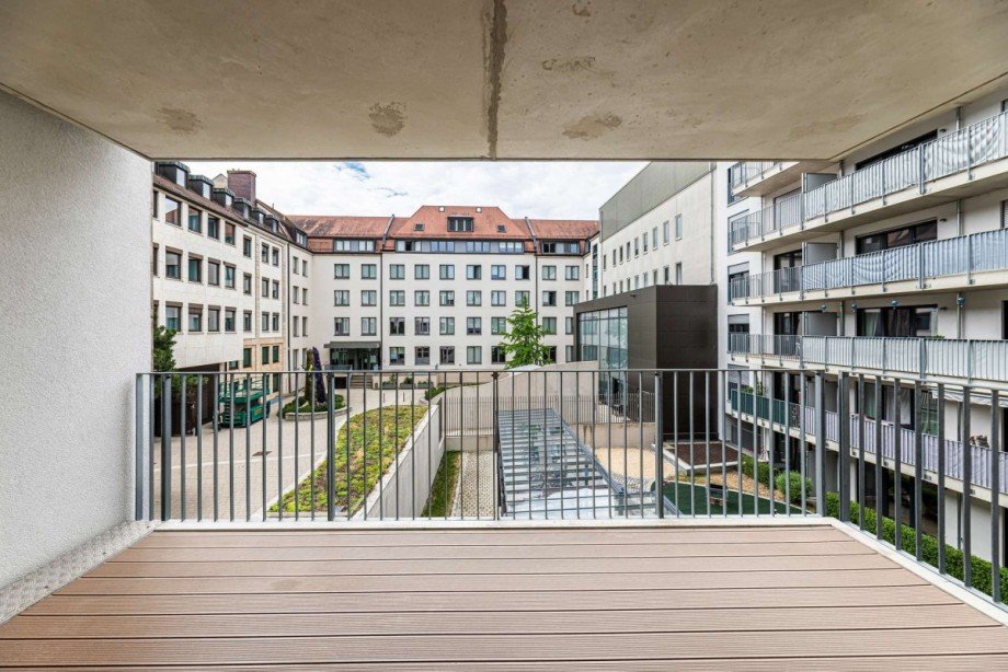 Balkon Etagenwohnung F�rth