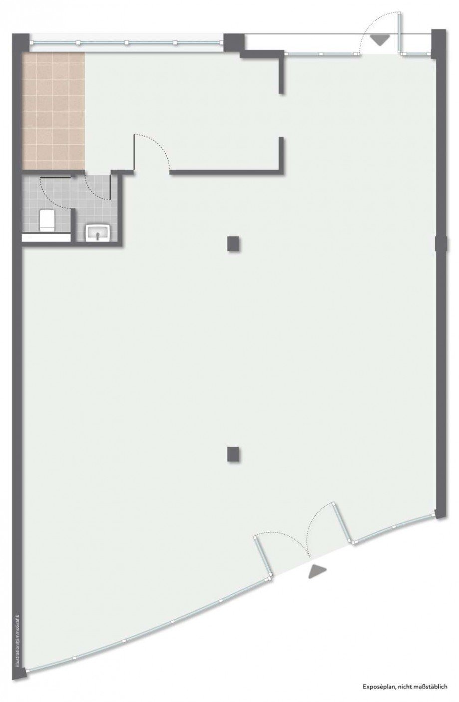 Grundriss B�rofl�che F�rth