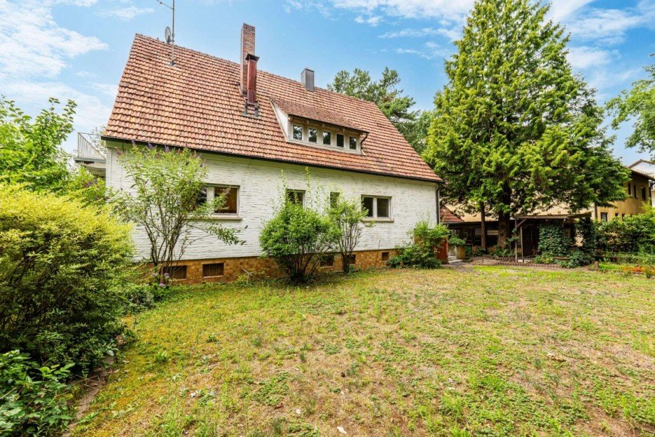 R�ckansicht Zweifamilienhaus F�rth