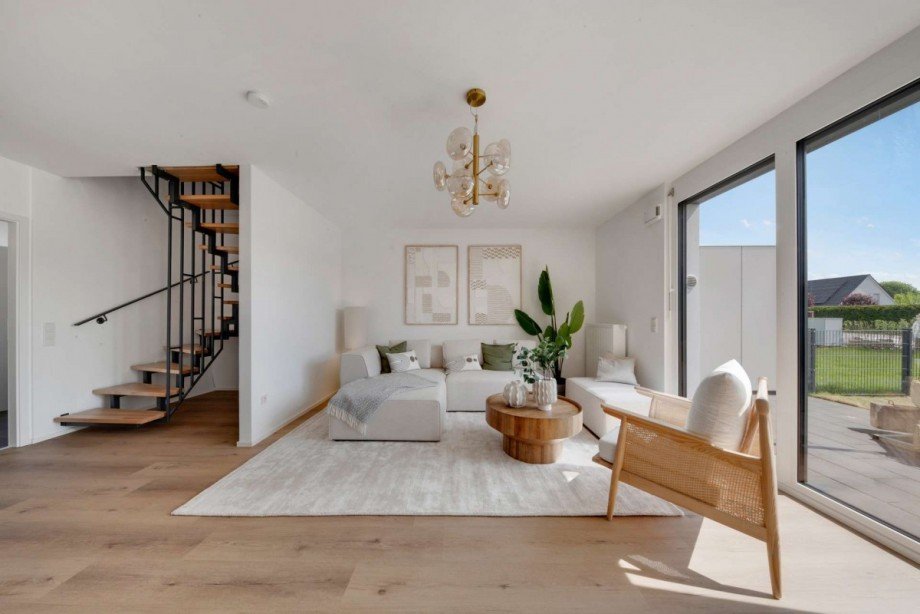 Wohnzimmer Reihenendhaus N�rnberg
