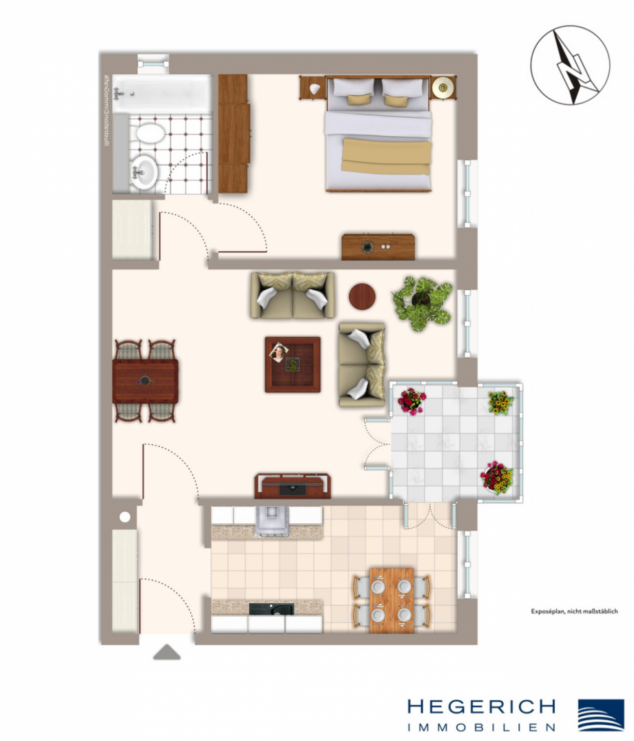 Wohnungsgrundriss Etagenwohnung M�nchen