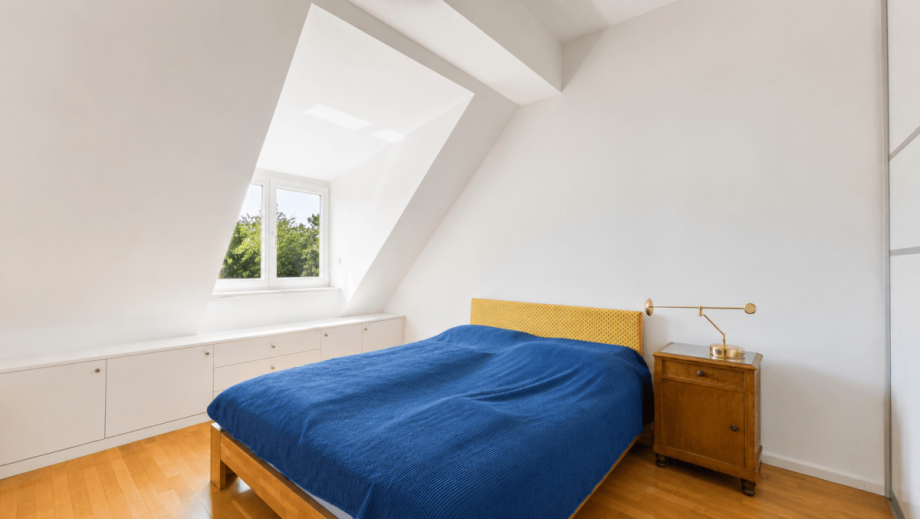 Schlafzimmer Dachgeschosswohnung M�nchen