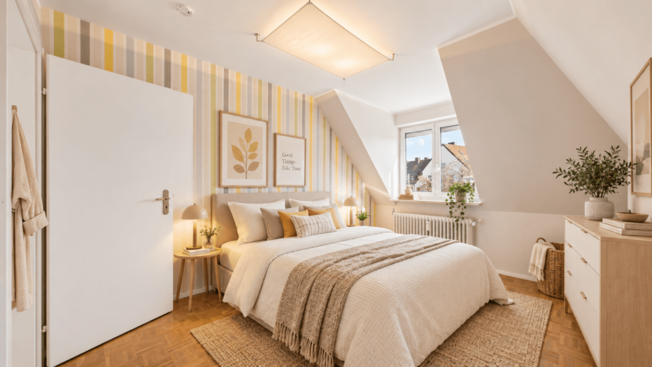 Weiteres Zimmer - KI visualisiert Dachgeschosswohnung M�nchen