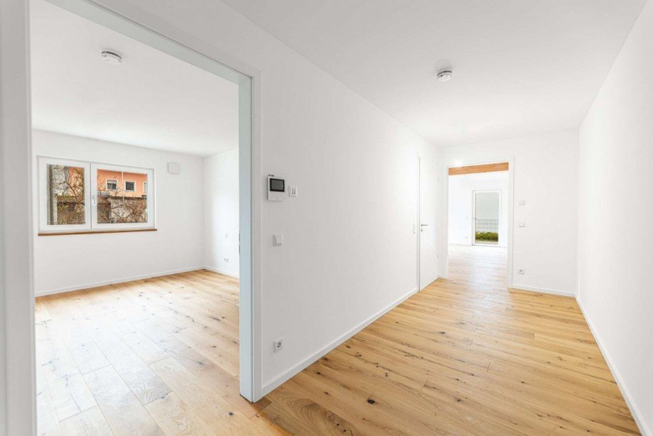Flur Richtung Schlafzimmer Erdgeschosswohnung Ingolstadt