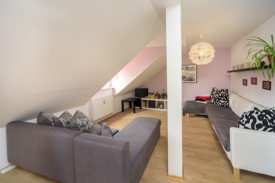 Wohnbereich Dachgeschosswohnung M�nchen
