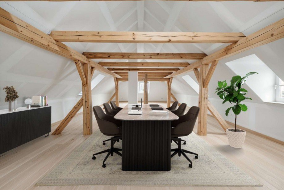 Virtuell m�bliertes DG Bauernhaus Freystadt