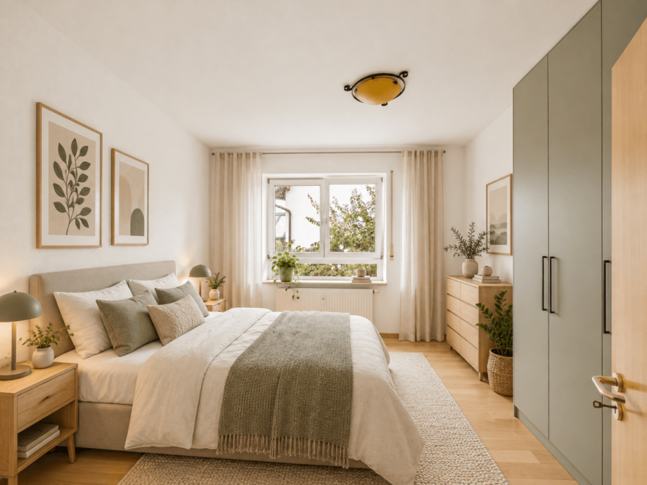 Schlafzimmer (KI optimiert) Erdgeschosswohnung F�rth