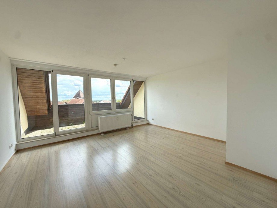 Wohnzimmer Dachgeschosswohnung Cadolzburg