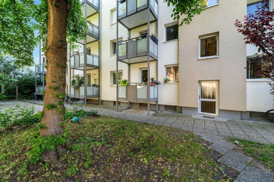 Ansicht Hofseite Etagenwohnung N�rnberg