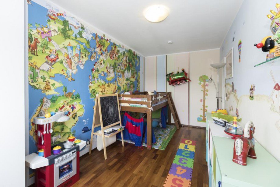 Detailansicht Kinderzimmer Etagenwohnung M�nchen