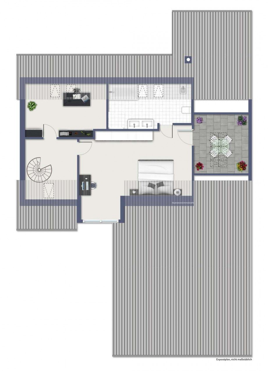 Obergeschoss Reihenendhaus Cadolzburg