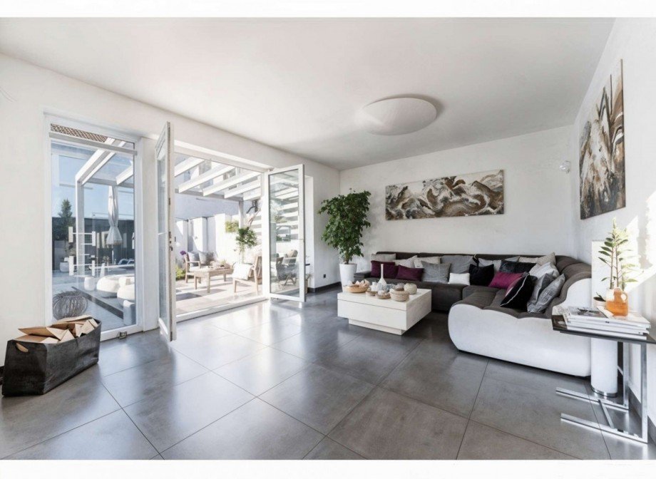 Wohnzimmer Doppelhaush�lfte Vaterstetten