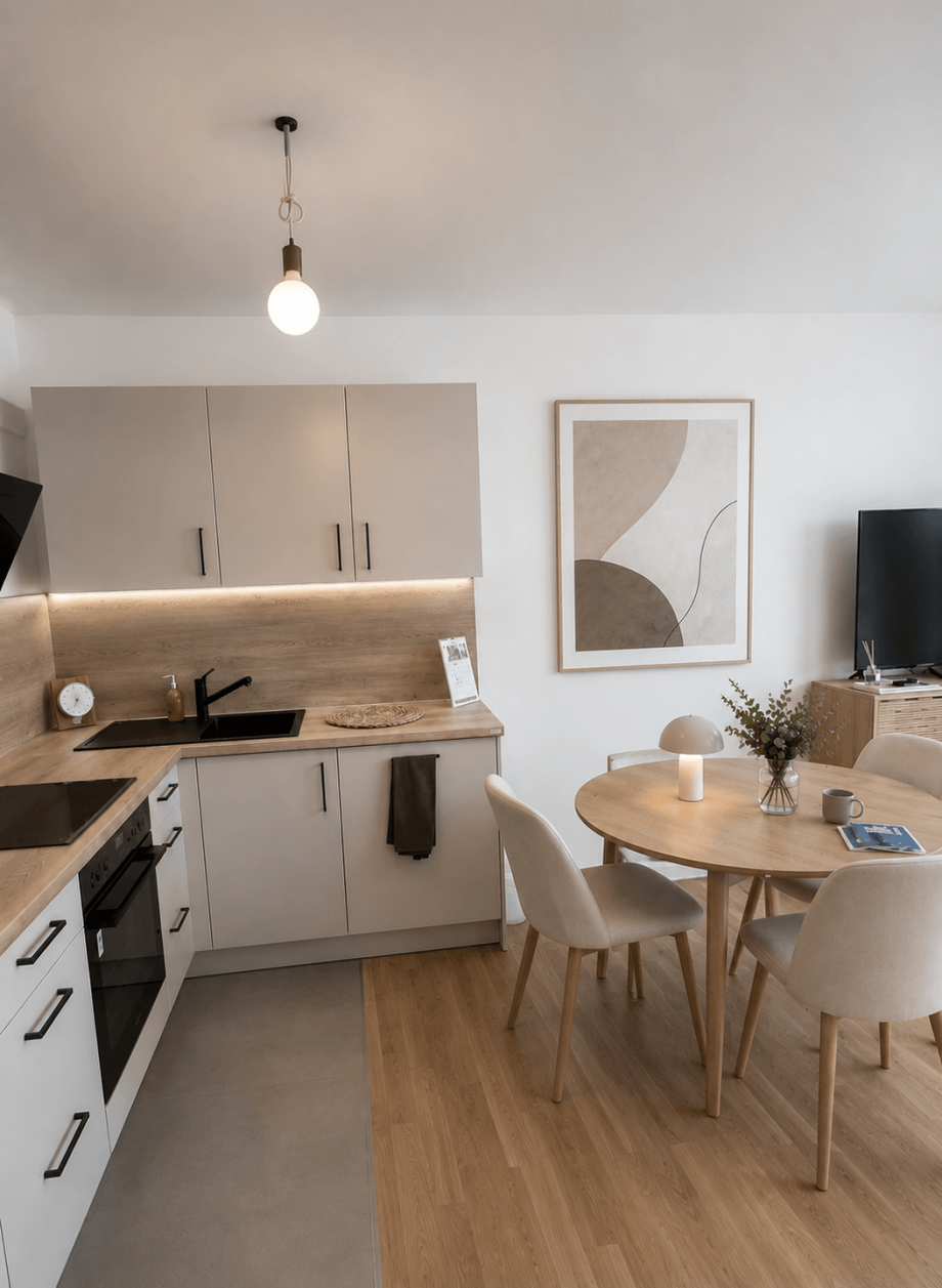 Musterwohnung_K�che KI Erdgeschosswohnung N�rnberg