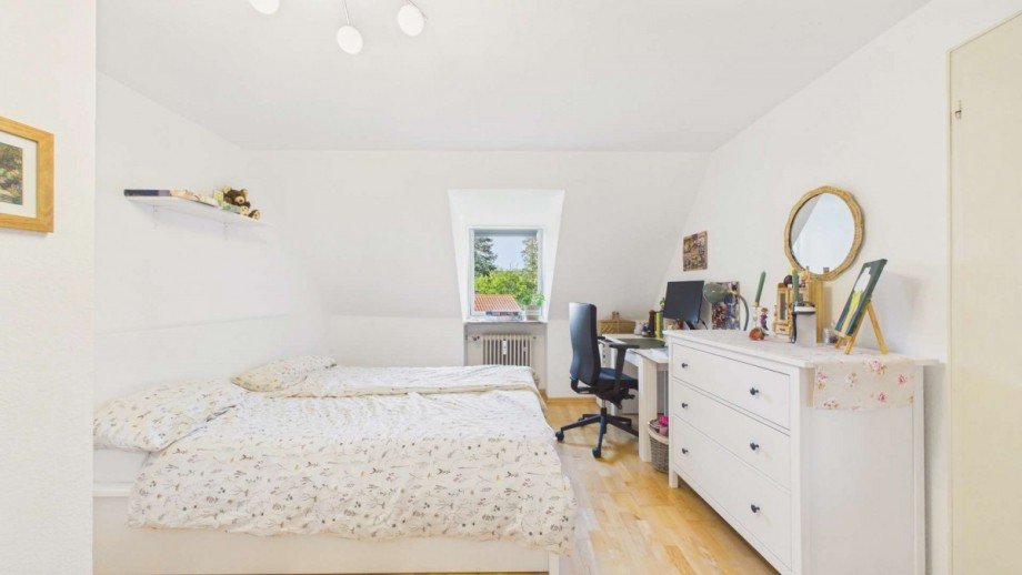 Schlafzimmer Dachgeschosswohnung M�nchen