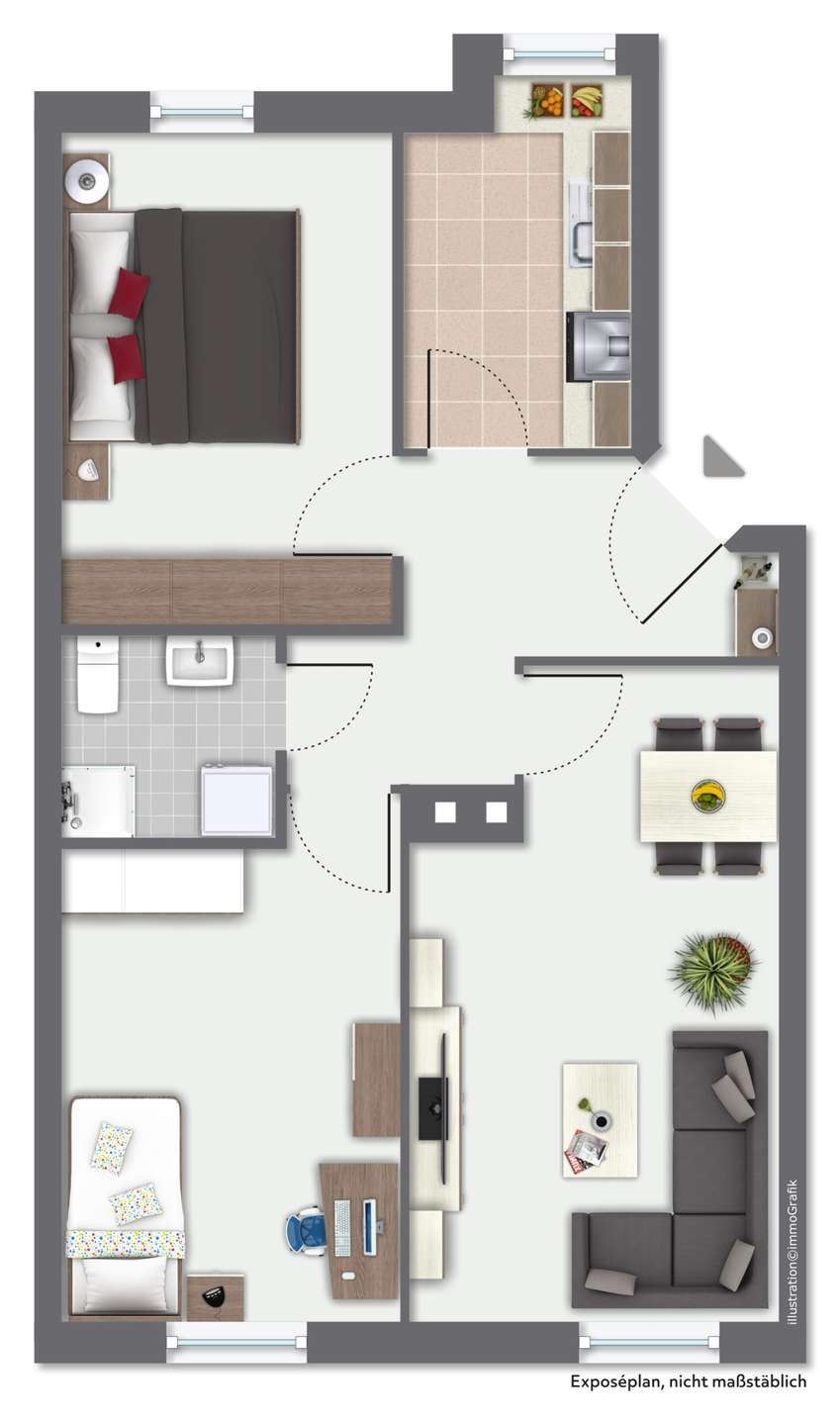 Grundriss Etagenwohnung N�rnberg