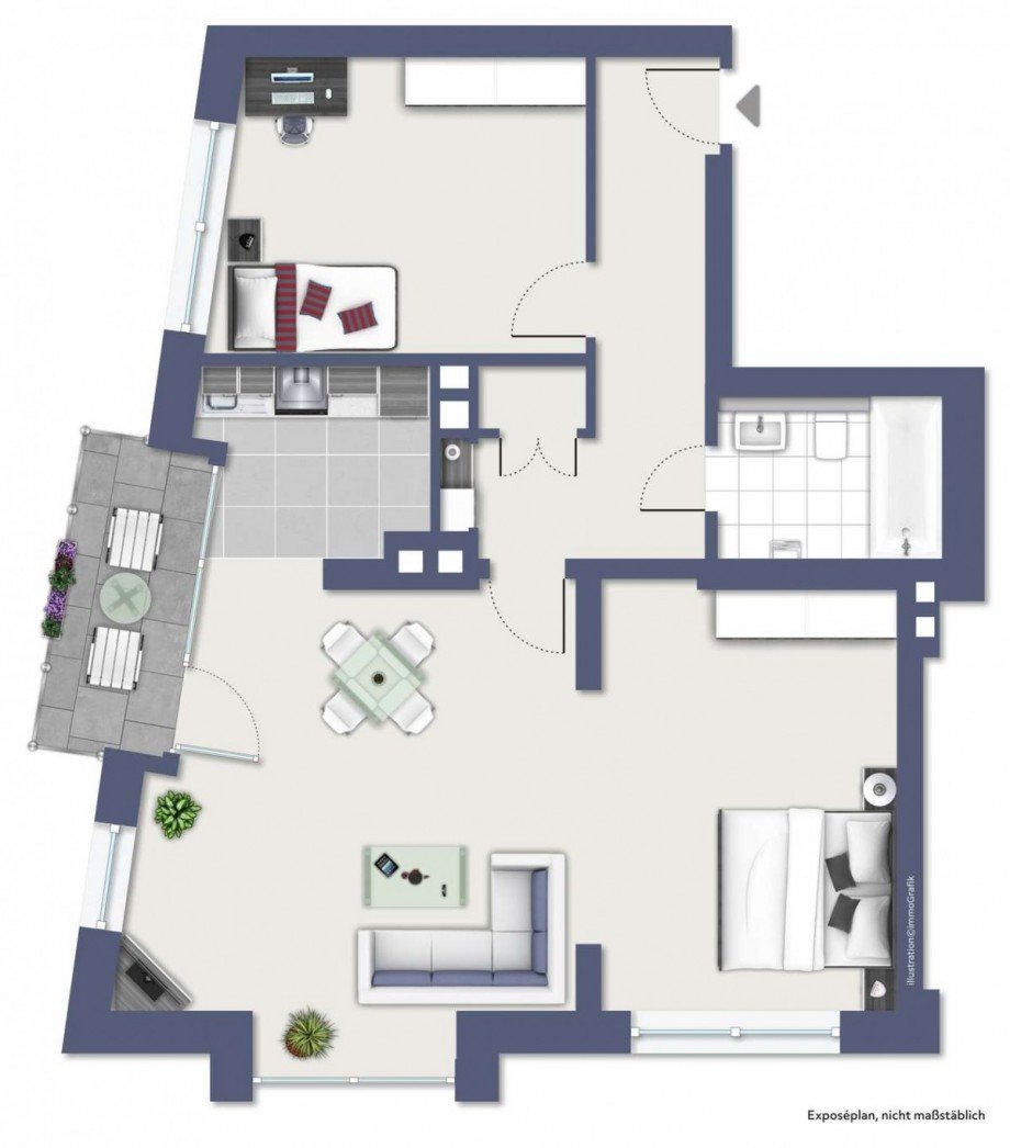 Grundriss Etagenwohnung N�rnberg