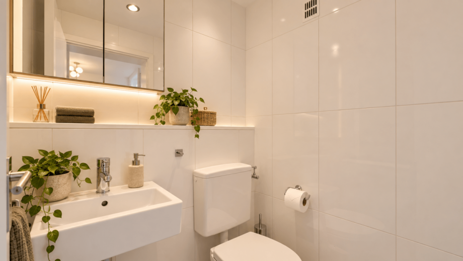WC - KI visualisiert Etagenwohnung M�nchen