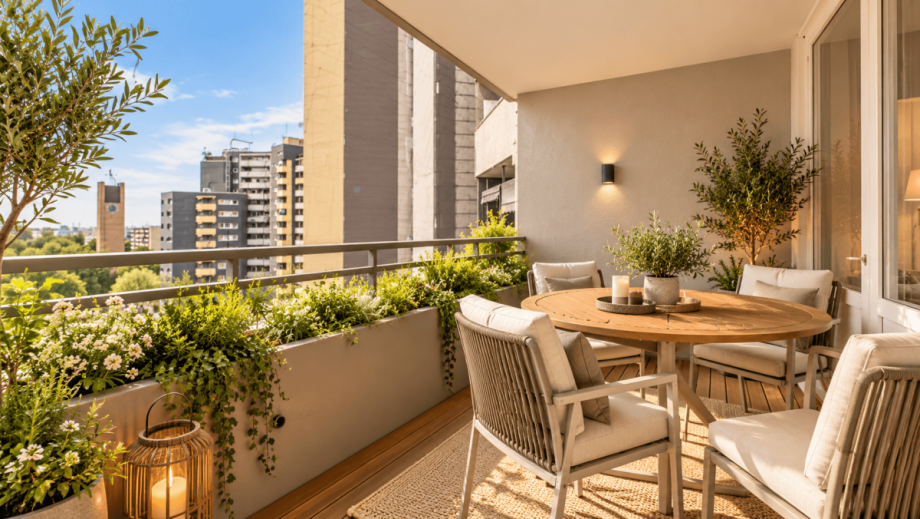 Balkon - KI visualisiert Etagenwohnung M�nchen