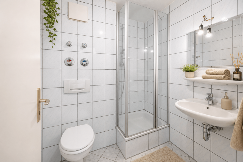 Bad KI m�bliert Erdgeschosswohnung F�rth