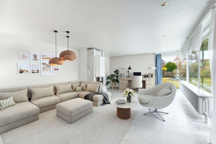 Virtuelles Home Staging Reihenendhaus Cadolzburg