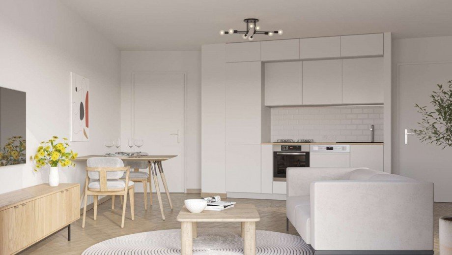 Wohn- und Essbereich Whg. Nr. 1-12 Etagenwohnung N�rnberg