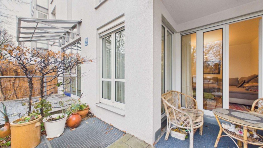Terrasse Erdgeschosswohnung M�nchen