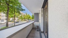 Balkon HEGERICH: Moderne 1-Zimmer-Erdgeschosswohnung mit Loggia in Sendling-Westpark!