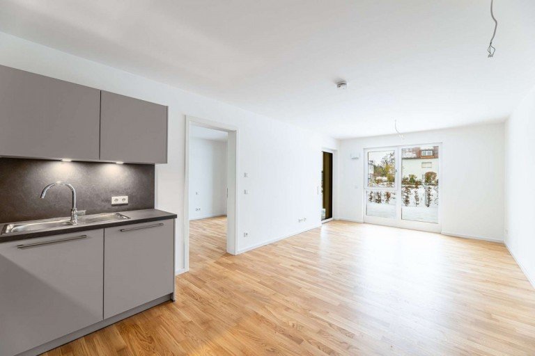 Wohnbereich beispielhaft N�rnberg Erdgeschosswohnung HEGERICH: Ihr neues Zuhause in N�rnberg-H�fen - Modern, nachhaltig, bezugsfertig