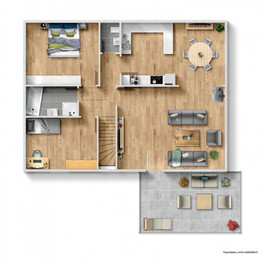 Grundriss OG Einfamilienhaus Allersberg