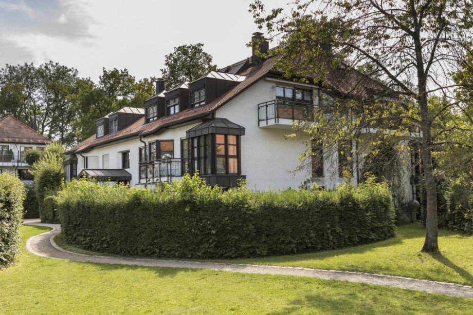 Au�enansicht des Hauses Etagenwohnung M�nchen