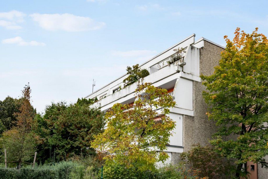 Blick auf die Anlage Dachgeschosswohnung M�nchen