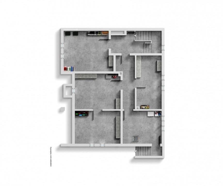 Grundriss KG Zweifamilienhaus F�rth