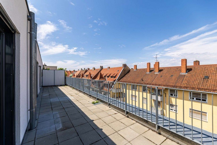 Terrasse Etagenwohnung F�rth