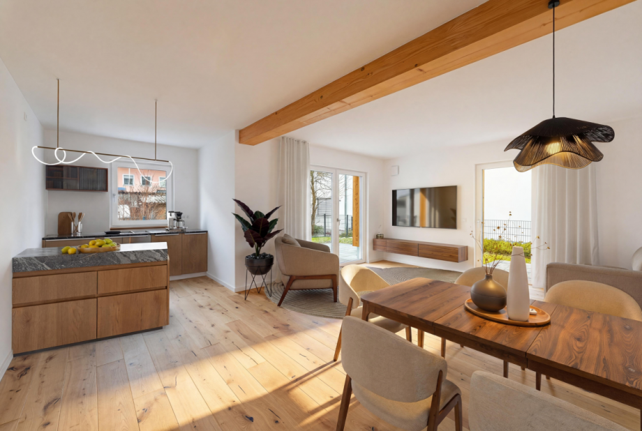 Visualisierung WE 02 Etagenwohnung Ingolstadt