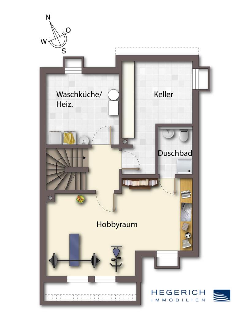 Grundriss UG Doppelhaush�lfte M�nchen