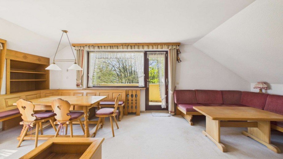 Wohnzimmer Dachgeschosswohnung M�nchen